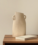 NETI Bijela, vaza od papier-mâchéa, 27 cm