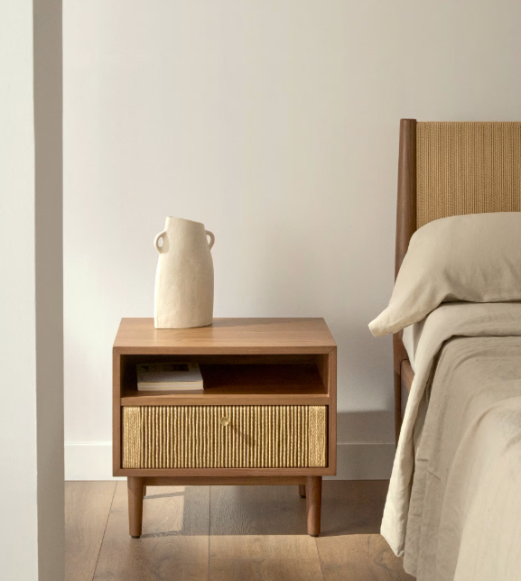 NETI Bijela, vaza od papier-mâchéa, 27 cm