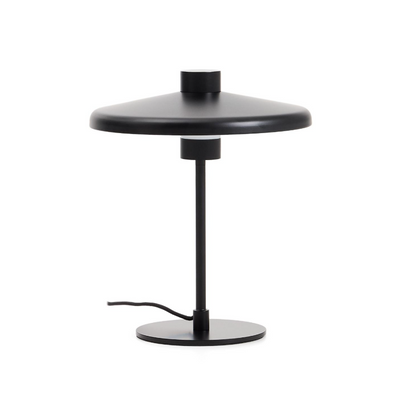 NUVIRA Stolna lampa od crnog satenskog metala