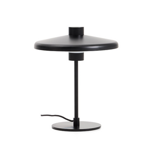 NUVIRA table lamp in black satin metal