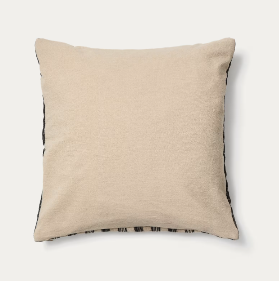 ISENA 100% cotton cushion cover with multicoloured embroidery 50 x 50cm