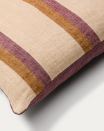 ARVEN Navlaka za jastuk od 100% lana s višebojnim prugama 45 x 45 cm