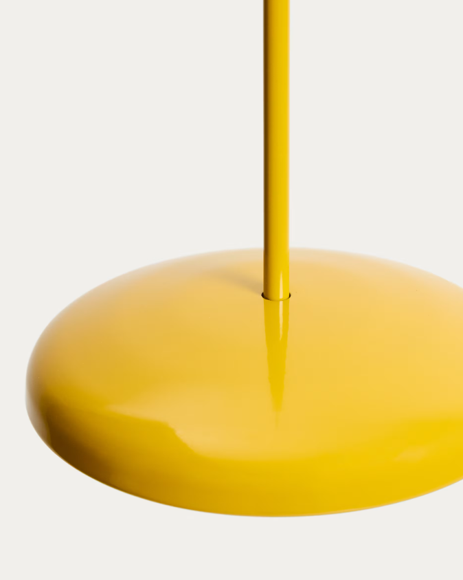 PORTE Žuta aluminijska prijenosna stropna svjetiljka Ø 16 cm