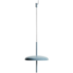 PORTE Blue aluminium portable ceiling lamp Ø 16 cm