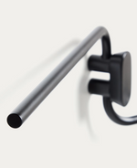 ARELY Black metal twin-handle towel rail