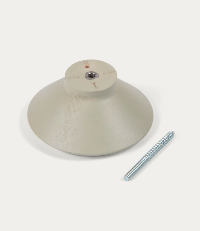 NADUA Set od 3 vješalice od punog drva s prirodnom, narančastom, bež bukovom završnom obradom