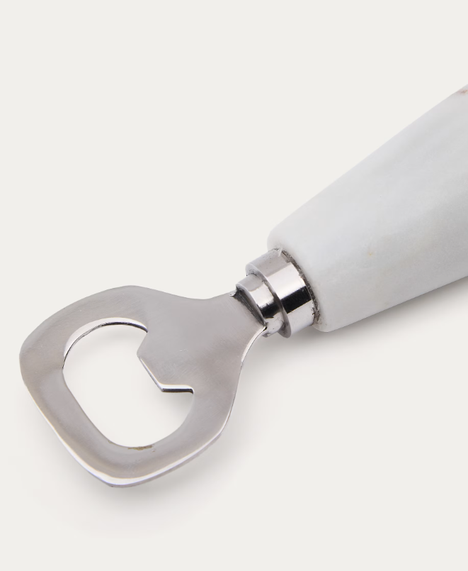 NIRA Opener in black and white marble