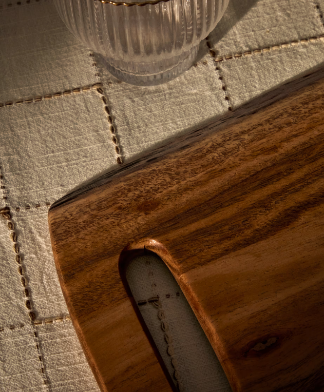 ZEUN Large serving board made of acacia wood FSC 100%