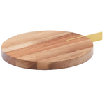 ZAIRIN Serving board in FSC 100% acacia wood and yellow metal