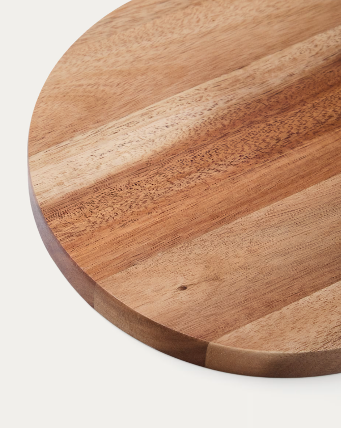 ZAIRIN Serving board in FSC 100% acacia wood and yellow metal