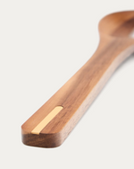 ZAIRIN Spoon with a hole in FSC 100% acacia wood and metal