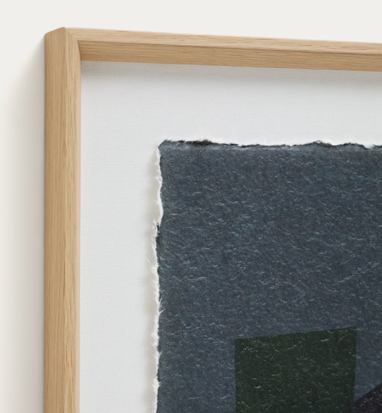 VELUNI multicoloured recycled paper picture 60 x 90cm