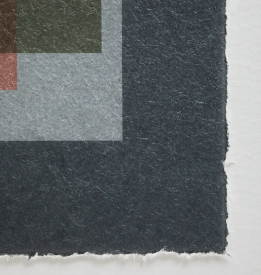 VELUNI multicoloured recycled paper picture 60 x 90cm