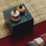 SOREIN Pomoćni stolić od zelenog mramora 50 x 50 cm