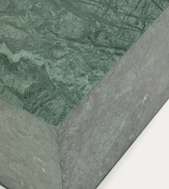 SOREIN Pomoćni stolić od zelenog mramora 50 x 50 cm