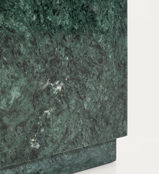 SOREIN Pomoćni stolić od zelenog mramora 50 x 50 cm