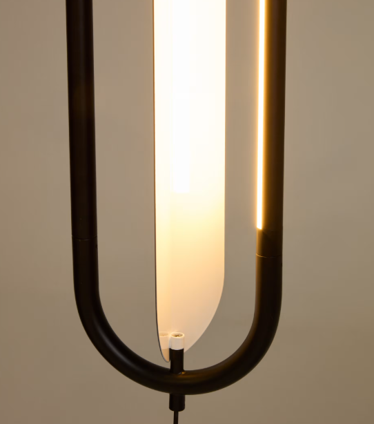 BOW black aluminium ceiling lamp Ø 16 cm