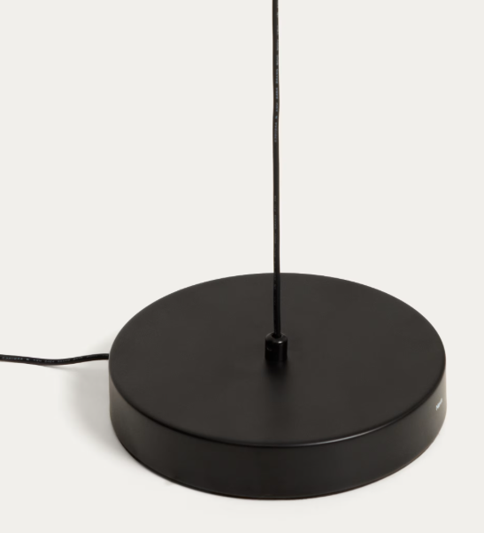 BOW black aluminium ceiling lamp Ø 16 cm