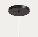 BOW black aluminium ceiling lamp Ø 16 cm