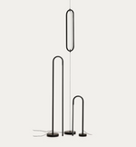  BOW Podna lampa crnog aluminija