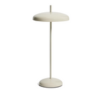 PORTE grey aluminium portable table lamp