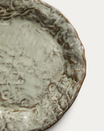 ALENIA Smeđi keramički tanjur za desert