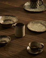 ALENIA Smeđi keramički tanjur za desert