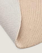 DOMM Bež vuneni tepih, Ø 200 cm