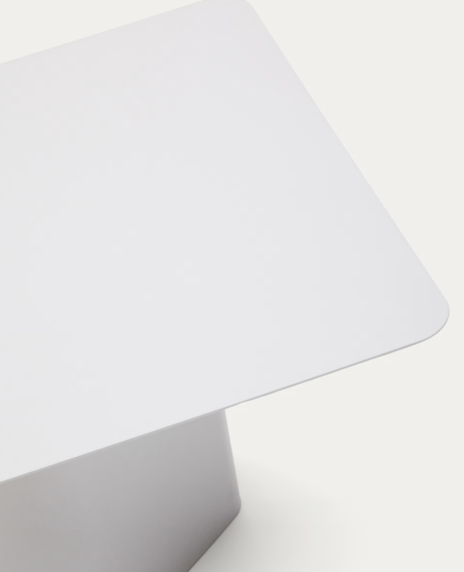 ARVIN Grey iron coffee table 70 x 52cm