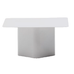 ARVIN Grey iron coffee table 70 x 52cm