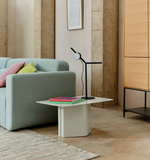 ARVIN Grey iron coffee table 70 x 52cm