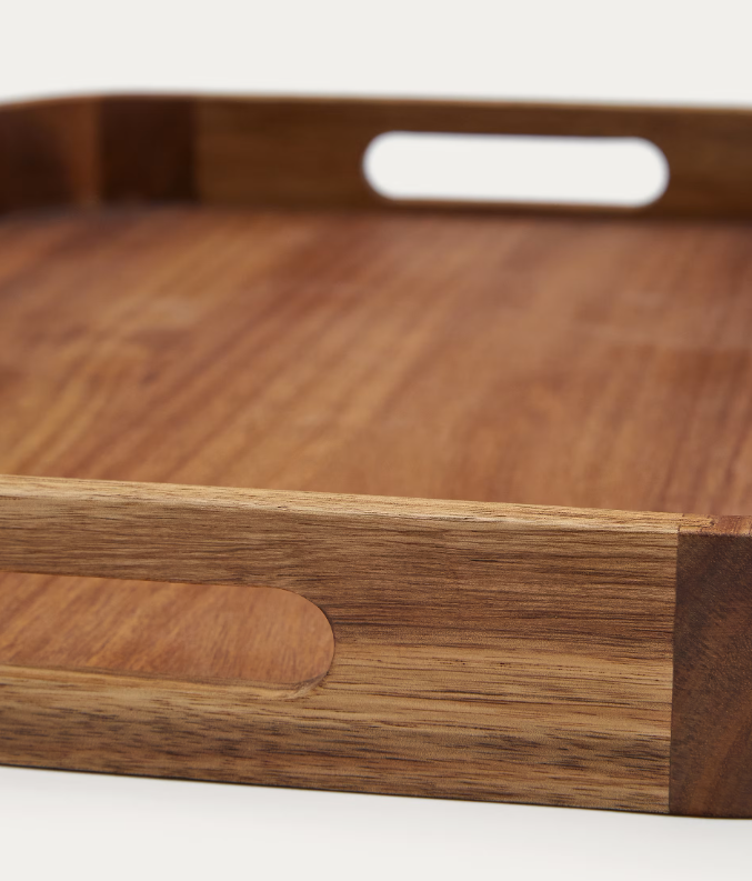 SESILU Large tray made from FSC 100% acacia wood