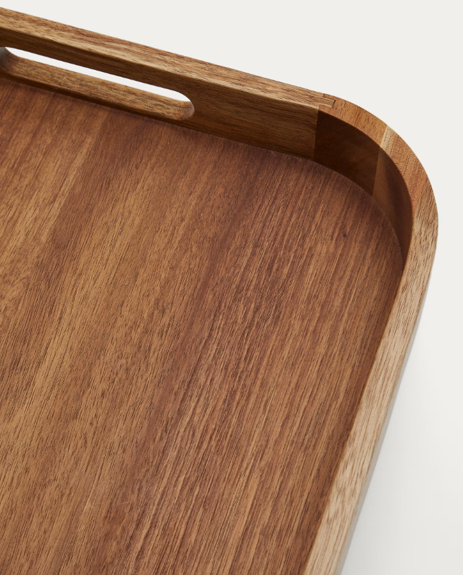 SESILU Large tray made from FSC 100% acacia wood