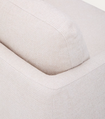 LAIRA trosjed na razvlačenje od chenilea s ležajem, ekru, 246 cm