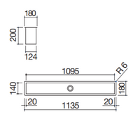 120 CM BUILT-IN AND FLUSH CHANNEL