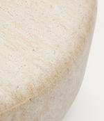 DRASI Stolić za kavu od cementa s završnim efektom travertina