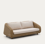MERIA 3-seater sofa in synthetic rattan 208cm