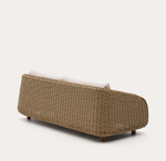 MERIA 3-seater sofa in synthetic rattan 208cm