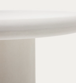 ADDAIA Okrugli stol od bijelog cementa