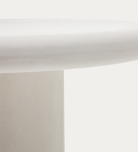 ADDAIA Round Table in White Cement