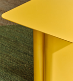 ARVIN Žuti željezni stol, 42 x 42 cm