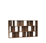 LITTO Set od 9 modularnih regala od drvenog furnira