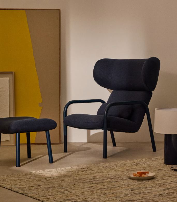 INARI Footrest in steel with painted finish