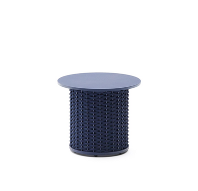 SEDALIS Outdoor side table in aluminium and rope cord