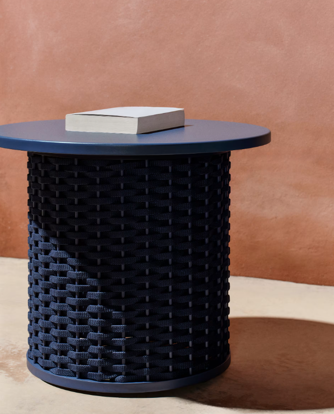 SEDALIS Vanjski pomoćni stol od aluminija i užeta