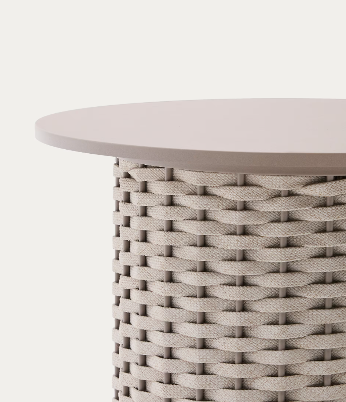 SEDALIS Vanjski pomoćni stol od aluminija i užeta