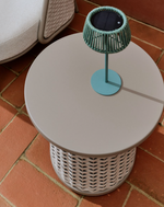 SEDALIS Vanjski pomoćni stol od aluminija i užeta