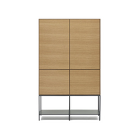 VEDRANA 4 door tall sideboard with steel legs