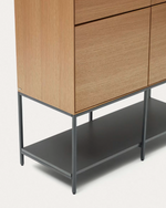 VEDRANA Komoda s 4 vrata i čeličnim nogama