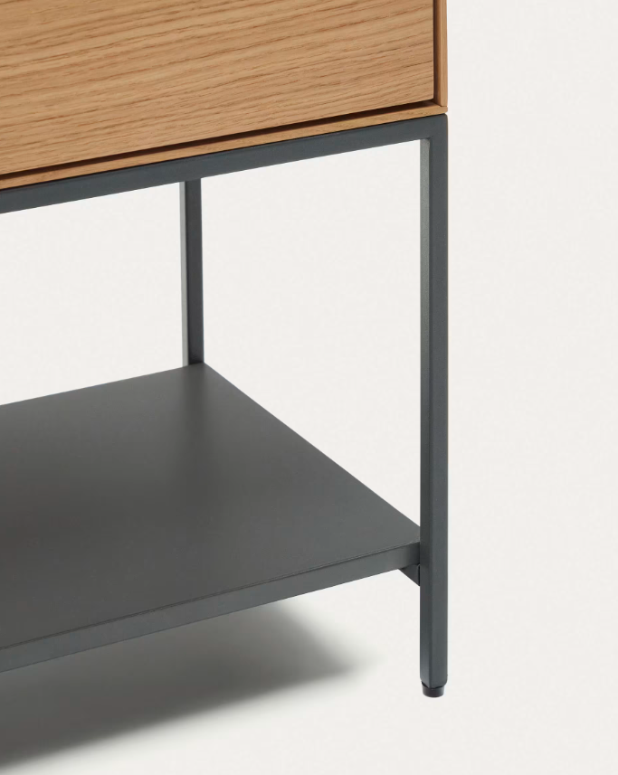 VEDRANA Komoda s 4 vrata i čeličnim nogama